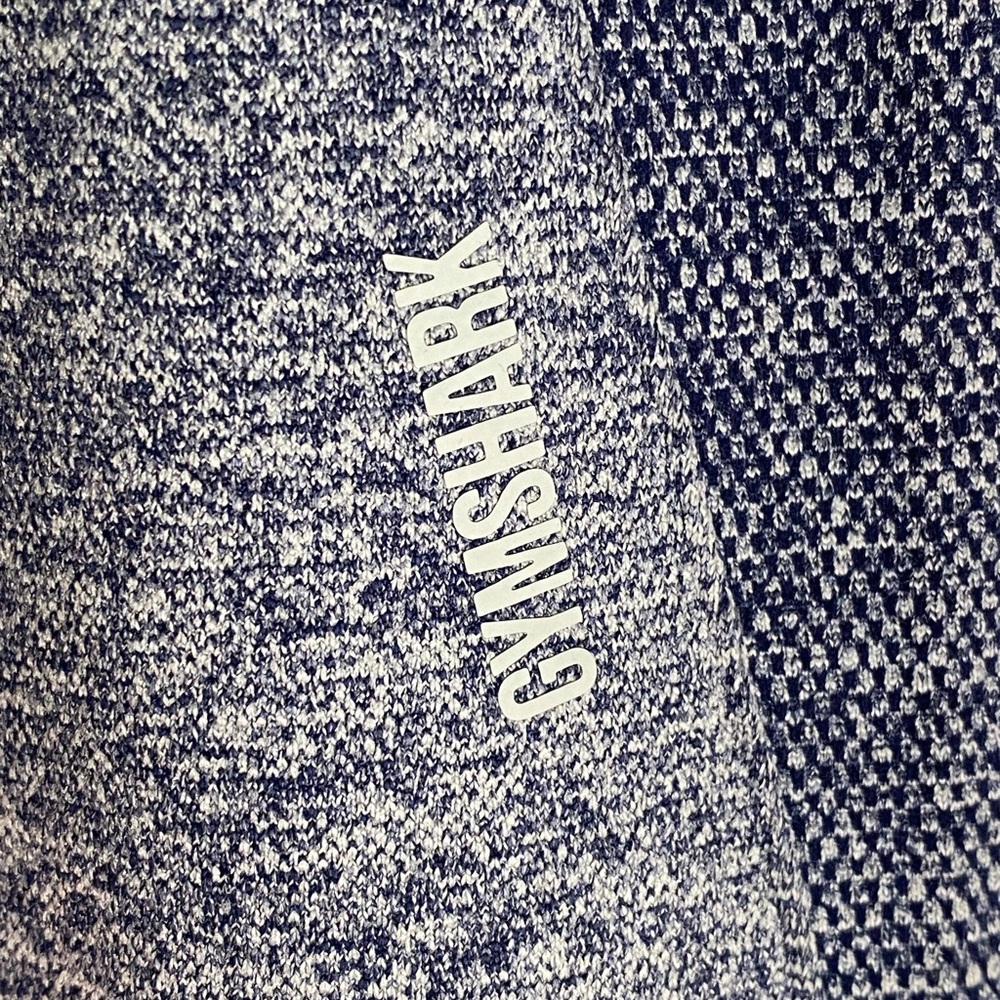 Gymshark Flex High Waisted Full Length Leggings Blue Marl ( size S ) - Picture 3 of 5